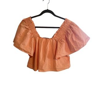 Zara Flutter Sleeve Top